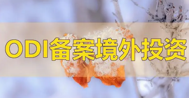 ODI备案
