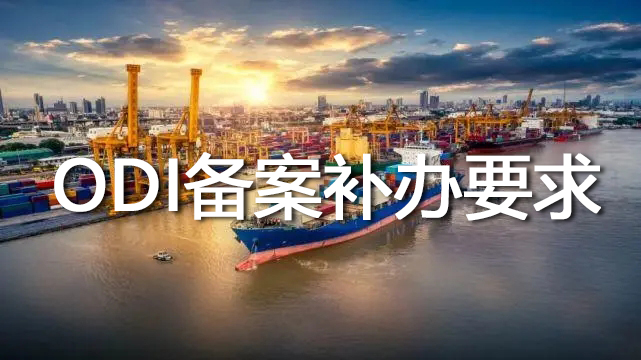 补办ODI备案